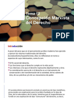 Tema 12. Concepción Marxista Del Derecho