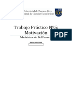 Trabajo Práctico Nº5 Motivación