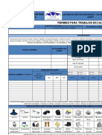 permiso para trabajos en caliente