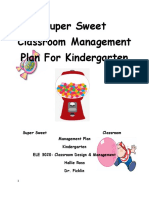 Super Sweet Classroom Management Plan For Kindergarten