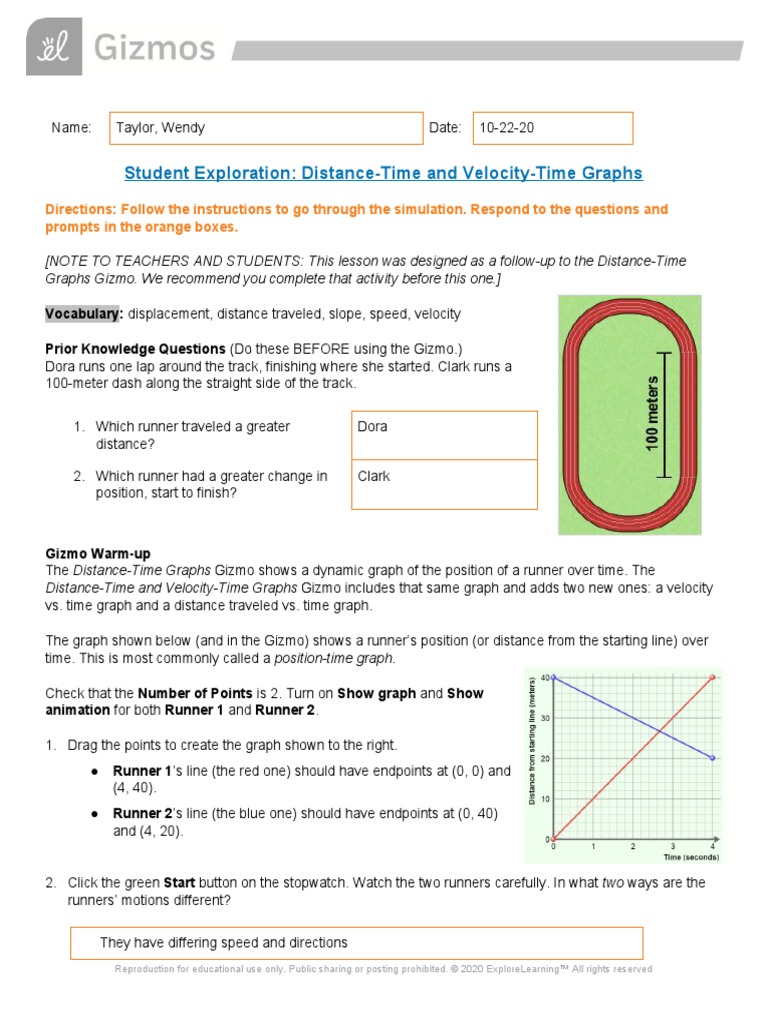 Distance Time Velocity Sem Speed Velocity