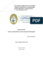 Resumen Critico Puente Rafael Iglesia PDF