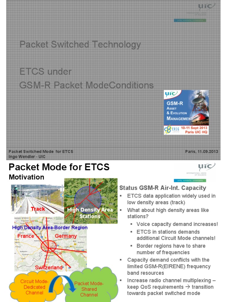 Packet Switched Technology Etcs Under GSMR Packet Modeconditions PDF