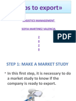 Steps To Export