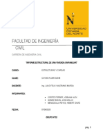 Informe Estructural de Una Vivienda Unifamiliar - T1