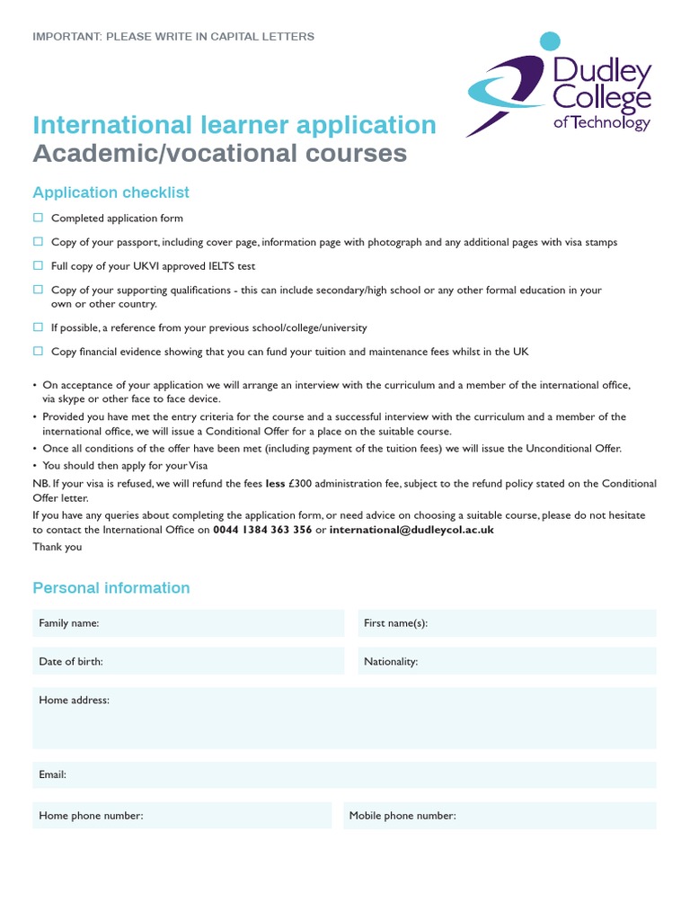 International Student Application Guide | PDF | Travel Visa ...