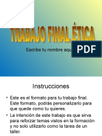 Trabajo Final - Parámetros Conceptos de La Ética