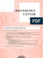 Dermatology Center: Here Is Where Your Presentation Begins