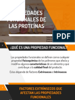 Propiedades Funcionales de Las Proteinas