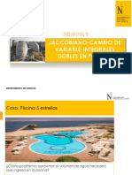 Semana 05 PPT Jaccobiano - Cambio de Variable - Integrales Dobles en Polares PDF