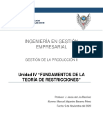 Fundamentos de La Teoría de Restricciones