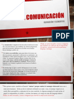 Comunicación. Definición y Elementos PDF