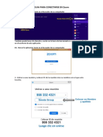 GUIA PARA CONECTARSE EN Zoom