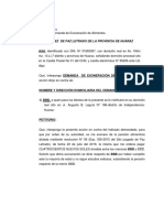 DEMANDA DE Exoneración PDF