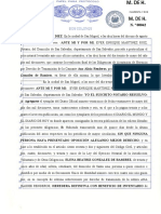 Protocolización de Resolución Final de Aceptación de Herencia Por Derecho de Transmision