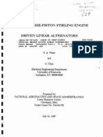 1987 (Nasar) Study of Free-Piston Stirling Engine