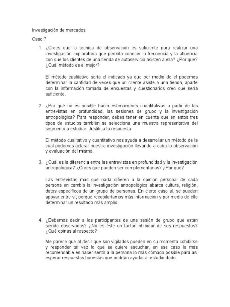 Caso 7 | PDF | Crecimiento personal y profesional