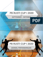 PB Rusti Cup I 2020: September - Oktober