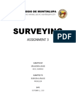 Surveying - Assignment 3