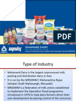 Mahanand Dairy's Milk Processing Operations