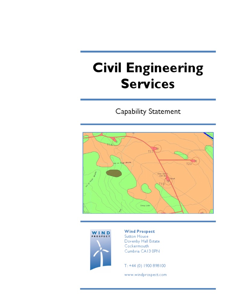 Wind Prospect - Civil Engineering Services Capability - Oct 2010 | PDF