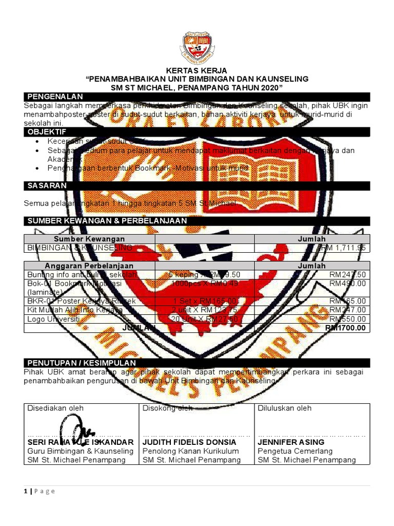 Penambahbaikan Unit Bimbingan Dan Kaunseling Pdf