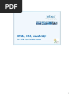 HTML, Javascript and Css