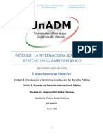 Módulo 14 Internacionalización DEL Derecho EN SU Ámbito Público