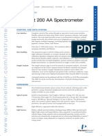 Aanalyst 200 Aa Spectrometer: Atomic Absorption