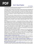 Você = Seus Projetos