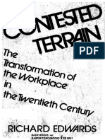 Richards Edwards - Contested Terrain - The Transformation of The Workplace in The 20thcentury