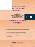 Patient Autonomy and Informed Consent