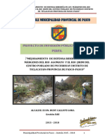 Honorable Municipalidad Provincial de Pasco: Proyecto de Inversión Pública A Nivel de Perfil