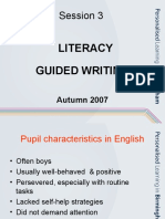 Session 3: Literacy Guided Writing