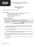 TESDA Technical Drafting NC II Module | PDF | Competence (Human ...