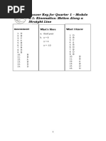 Answer Key For WK3-4