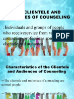 The Clientele and Audiences of Counseling