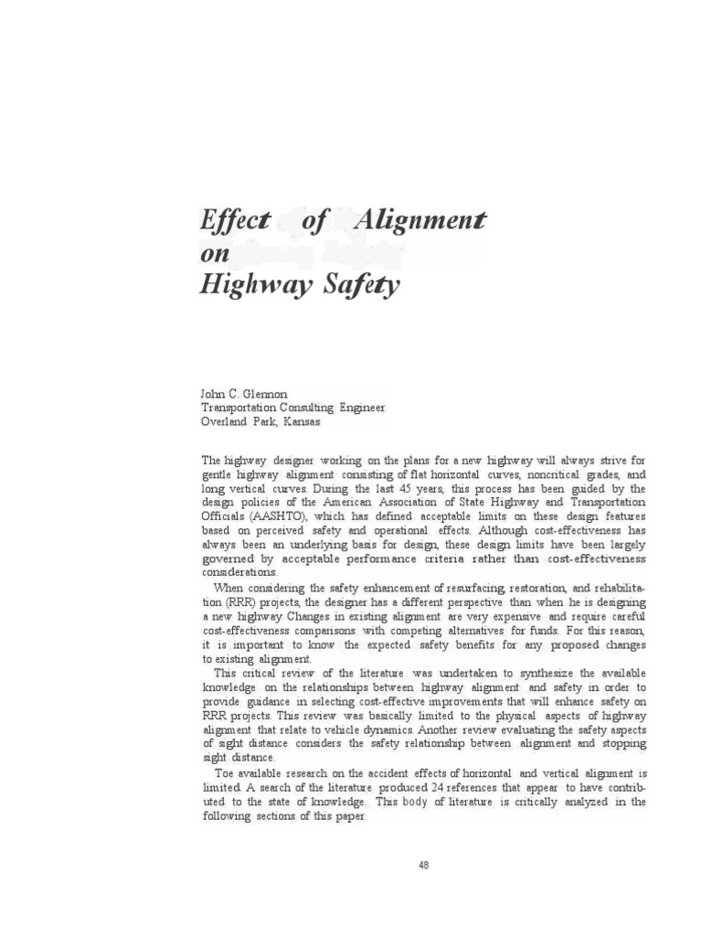 1vertical Alignment and Safety | PDF | Transport | Transportation ...