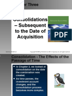Chapter Three: Consolidations - Subsequent To The Date of Acquisition