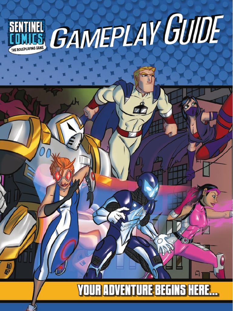 Sentinel Comics The Roleplaying Game Gameplay Guide | PDF | Dice | Role ...
