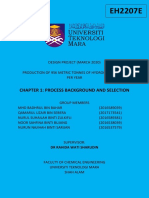 Chapter 1 Process Background and Selection - Production of Hydrochloric Acid