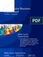 Public Sector Business Organizations by Florinda C. Bernardino