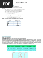 Physical Fitness Test: Test For Balance: Stork Balance Stand Test