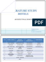 Literature Study: Hotels