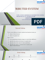 Distributed System - Event Ordering