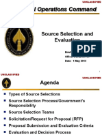 US SOCOM Source Selection Brief