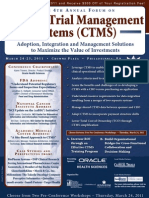 CBI's 4th Annual Forum on Clinical Trial Management Systems (CTMS)