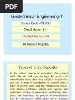 Geotechnical Engineering-1: Course Code - CE-221