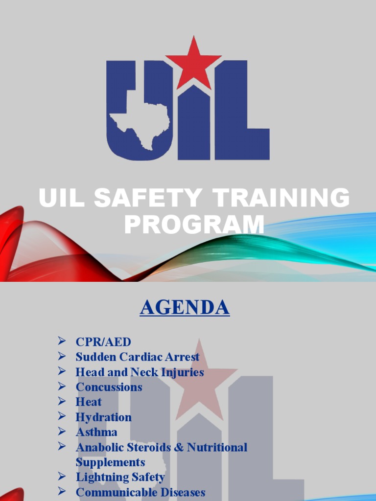 UIL Safety Training PDF Heart Asthma