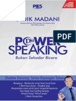 Ebook POWER SPEAKING Didik Madani PDF